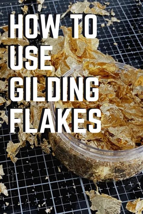 How to use gold leaf on paper. How to Use Gilding Flakes - Justine's Cards in 2020 | Easy ...