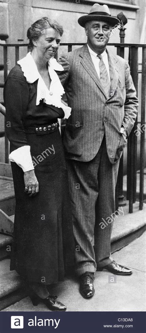 Fdr Presidency First Lady Eleanor Roosevelt With Us President Franklin