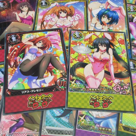 20pcs Anime Sexy Bunny Girl Paper Cards High School Dxd Character