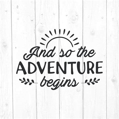 And So The Adventure Begins Svg Camper Svg Camping Svg Etsy And So