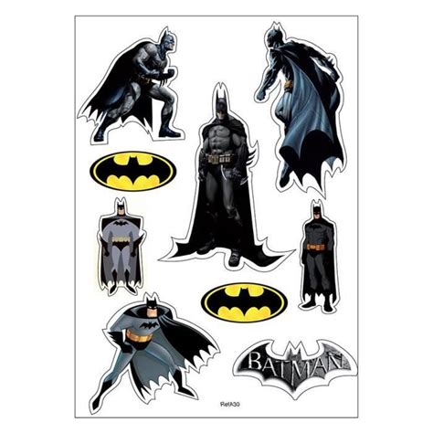 Planche Format A4 De Stickers Batman Cdiscount Maison