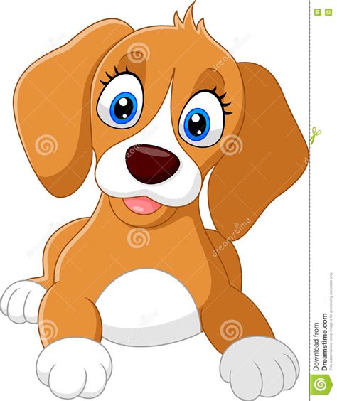 Cute Dog Cartoon Stock Vector Illustration Of Cartoon