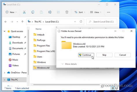 How To Delete Windows Old Folder In Windows