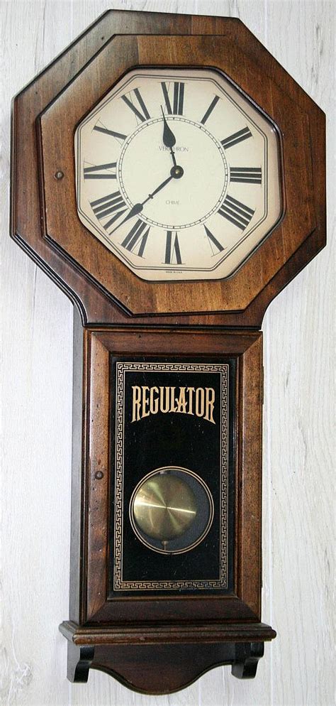 Sold Price Regulator Verichron Walnut Wall Clock Mid 19 Th February 5 0112 630 Pm Est