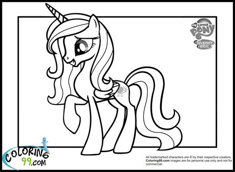 Learn colors and how to draw pinkie pie and. Princess Cadence Coloring Pages | Minister Coloring