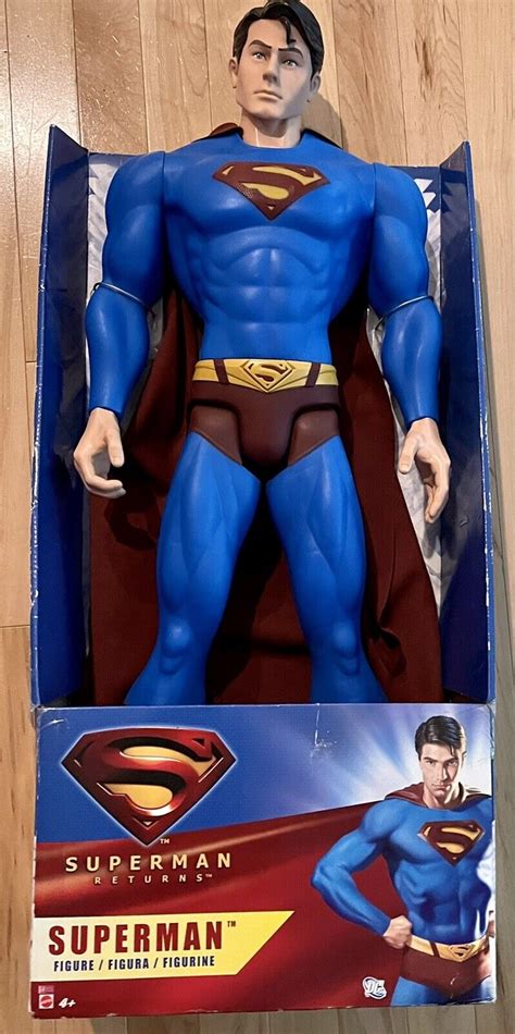 Superman Returns Action Figure 30 Tall Dc Comics Mattel Toy New 2006