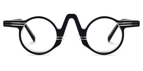 braswell round black eyeglasses vooglam