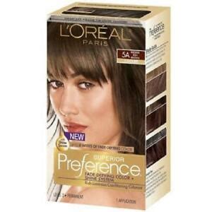 Also this particular color that has ash brown. L'Oreal Paris Superior Preference Hair Color, 5A Medium ...