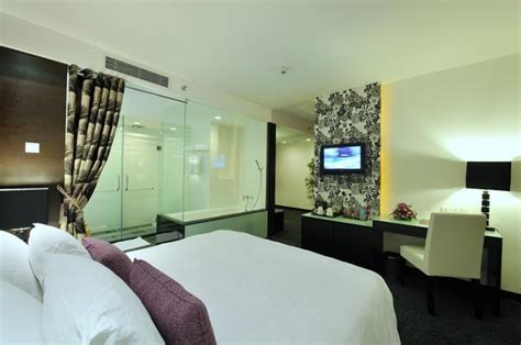 Hotel is located in 7 km from the centre. Rooms | Grand Borneo Hotel, Kota Kinabalu, Sabah, Malaysia.
