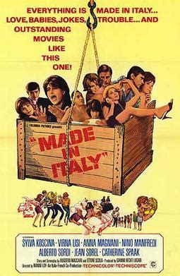 Opening in theaters and vod august 7thdirector: Made in Italy (1965 film) - Wikipedia