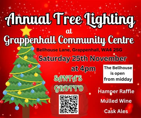 Grappenhall Christmas Tree Lighting And Santas Grotto 2023