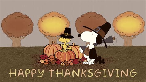Free Download Snoopy Thanksgiving High Quality Hd