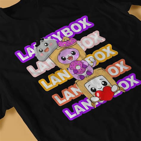 Lankybox Boxy Foxy Rocky O Neck T Shirt Lankybox Plush