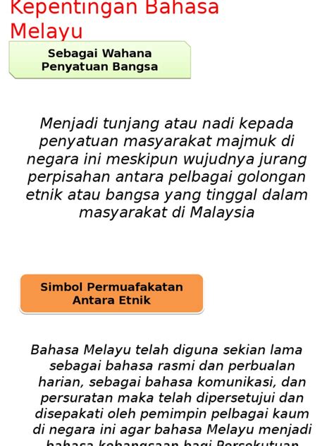 Tapi polemik kedudukan bahasa melayu sebagai bahasa kebangsaan tetap terjadi selepas tu. Kepentingan Bahasa Melayu