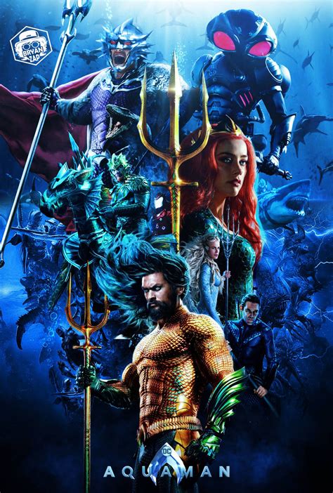 Aquaman Final Poster by Bryanzap | Aquaman dc comics, Aquaman, Aquaman film