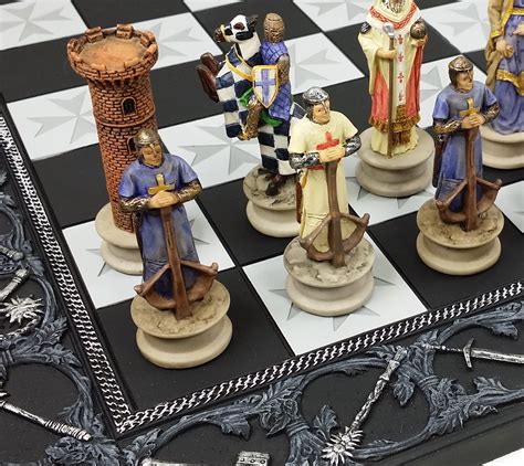 Buy Medieval Times Crusades King Richard Christian Knights Chess Set