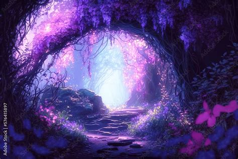 Fairy Lands Magical Forest Fungus Enchanting Forest Fairy Tale