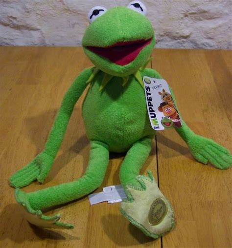 Disney Store The Muppets Kermit The Frog 16 Plush Stuffed Animal New