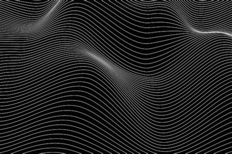 Free Vector 3d Abstract Wave Pattern Background