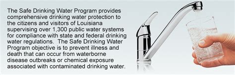 Safe Drinking Water Program La Dept Of Health
