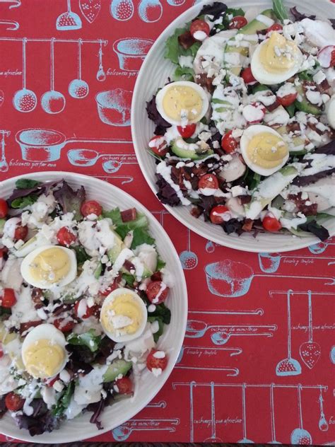 Deconstructed Deviled Egg Cobb Salad Salad Cobb Salad Food