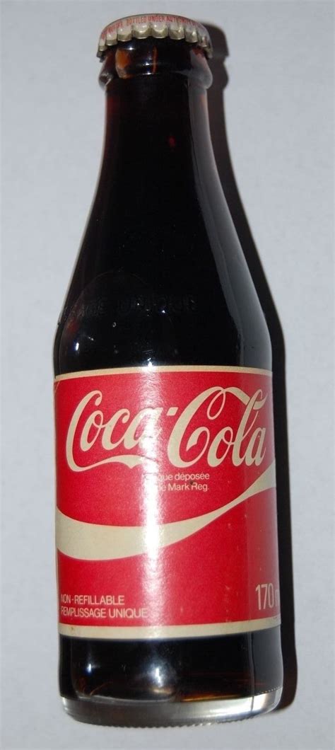 Vintage Unopened Non Refillable Coca Cola 170ml Bottle Toronto Canada
