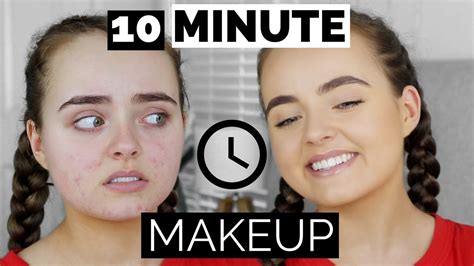 10 Minute Makeup Routine Acne Coverage Conagh Kathleen Youtube