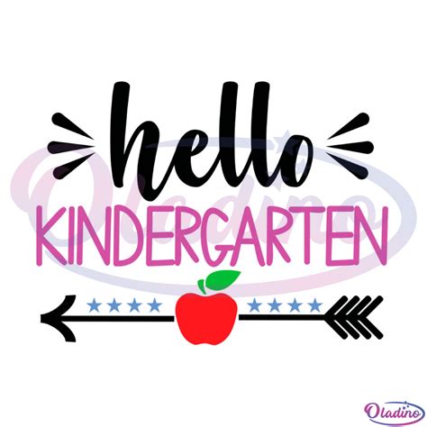 Hello Kindergarten Free Svg Png Cut Files Free Svg Download