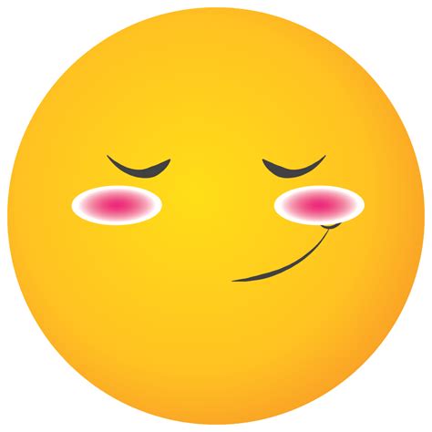 Blushing Emoji Clipart Embaressed Smiley Face Emoji No 43 Off
