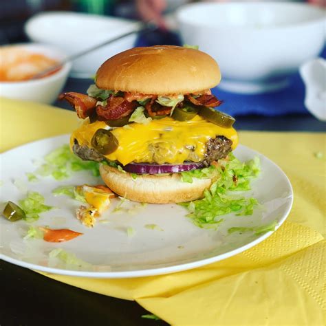 Homemade Bacon Jalapeno Cheeseburger Rfood