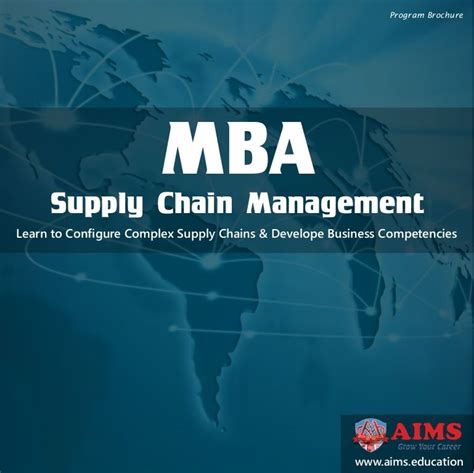 Mba Supply Chain Management Is A Bright Qualification For You To Launch