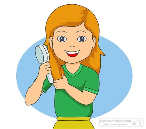 Brushing Hair Clipart Free Download On Clipartmag