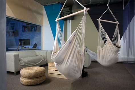 You can hang a hammock chair from a concrete ceiling or from a strong wooden beam. 7 Reasons why to Hang a Hammock Chair Indoors