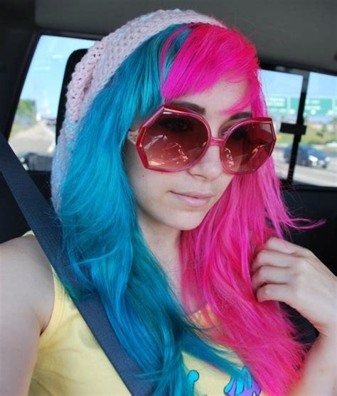 22 Best Images About Pink N Blue Hair On Pinterest Scene