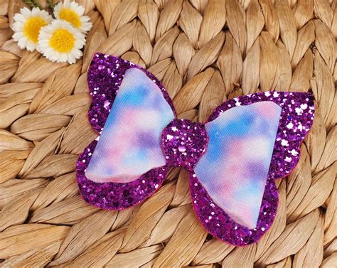 Butterfly Bow Butterfly Hair Clip Toddler Bobble Baby Etsy Uk