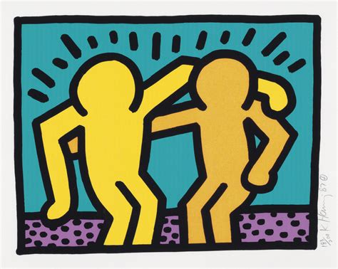 Keith Haring 1958 1990 Pop Shop I One Plate Christies