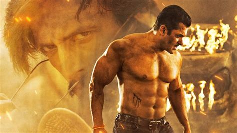 Dabangg 3 New Poster Shirtless Salman Khan Looks Ready To Take On Kiccha Sudeep And His 500 Men