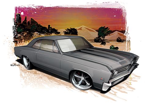 Muscle Car Drawings At Explore Collection Of