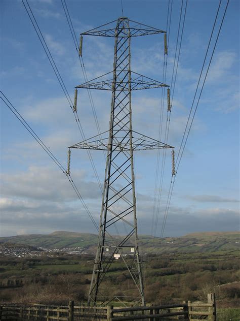 Electric Pylon © Peter Wasp Geograph Britain And Ireland