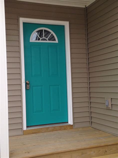 Our Front Door Nifty Turquoise Sherwin Williams I Love It Teal