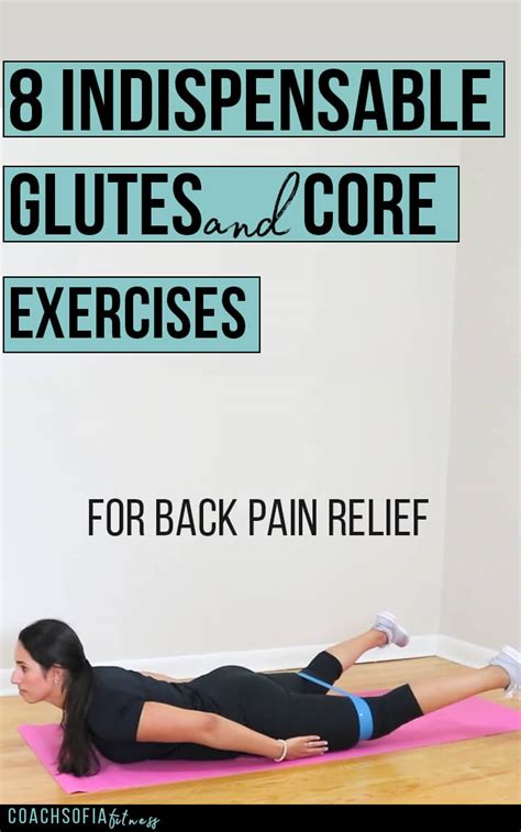 Some of these lower back exercises don't use any equipment at all. 8 INDISPENSABLE glutes and core exercises for lower back ...