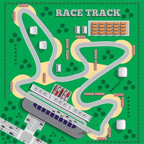 Race Track Stock Vector Illustration Of Graphic Race 159658393