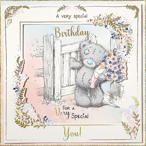 A Very Special Birthday Handmade Me To You Bear Birthday Card Ahb01006