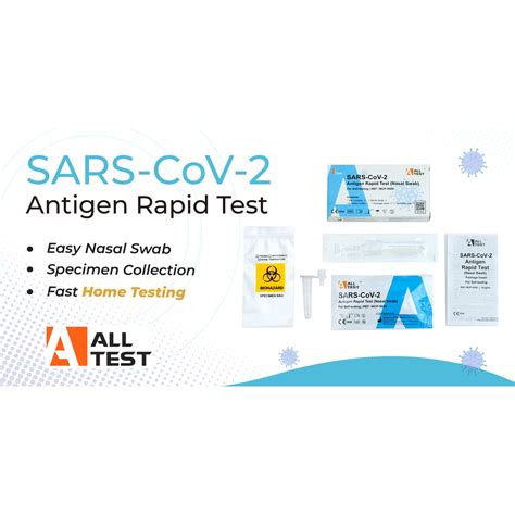 Alltest Sars Cov 2 Antigen Rapid Test Nasal Swab For Self Testing