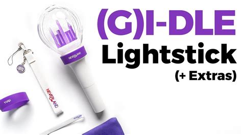 Gi Dle Lightstick Extra Customization Pieces Yuqi Ver Unboxing