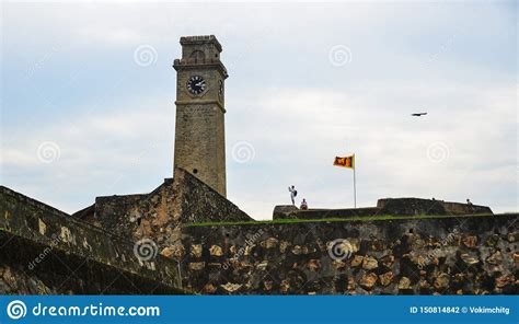 Galle Fort Clock Tower In Sri Lanka Editorial Photography Image Of