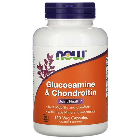 Now Foods Glucosamine And Chondroitin 120 Veg Capsules Iherb