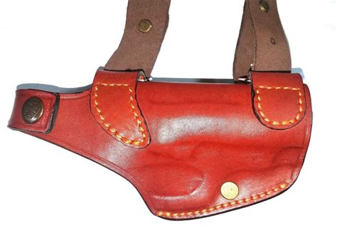 Smithandwesson 686 Horizontal Shoulder Leather Holster Genuine Leather