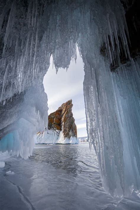 Lake Baikal Is A Frosty Winter Day Largest Fresh Water Lake Stock