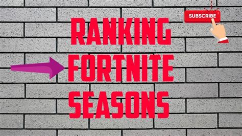 💚💚ranking Fortnite Seasons💚💚 Youtube